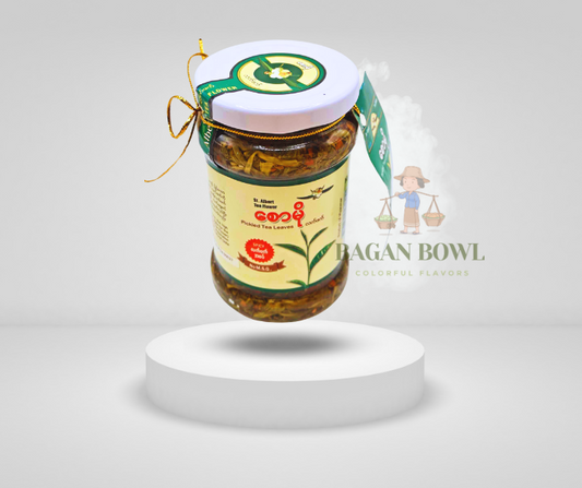 Saw Mo စောမို လက်ဖက်ညွှန့် (ချဉ်စပ်) ဗူး - Spicy Tea leaf pickle